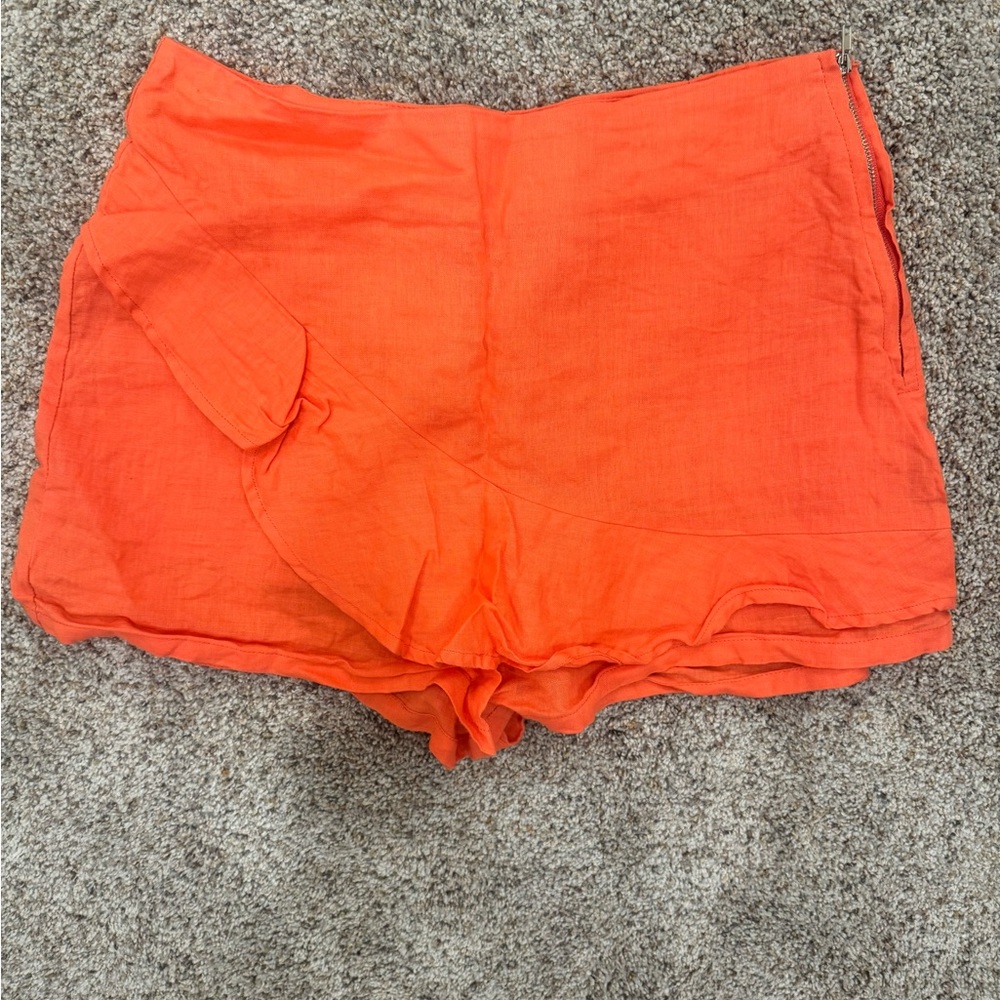 Women's Orange Shorts